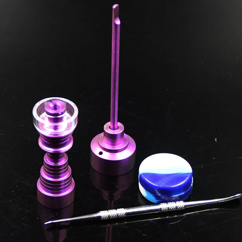 Новый цвет titanium ногтей карбюраторная крышка 10 мм 14 и 18 Мужские женские с (dabber)
