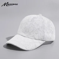 womens baseball caps lace sun hats breathable mesh hat gorras summer cap snapback casquette usual occasion 1pc fashion bones