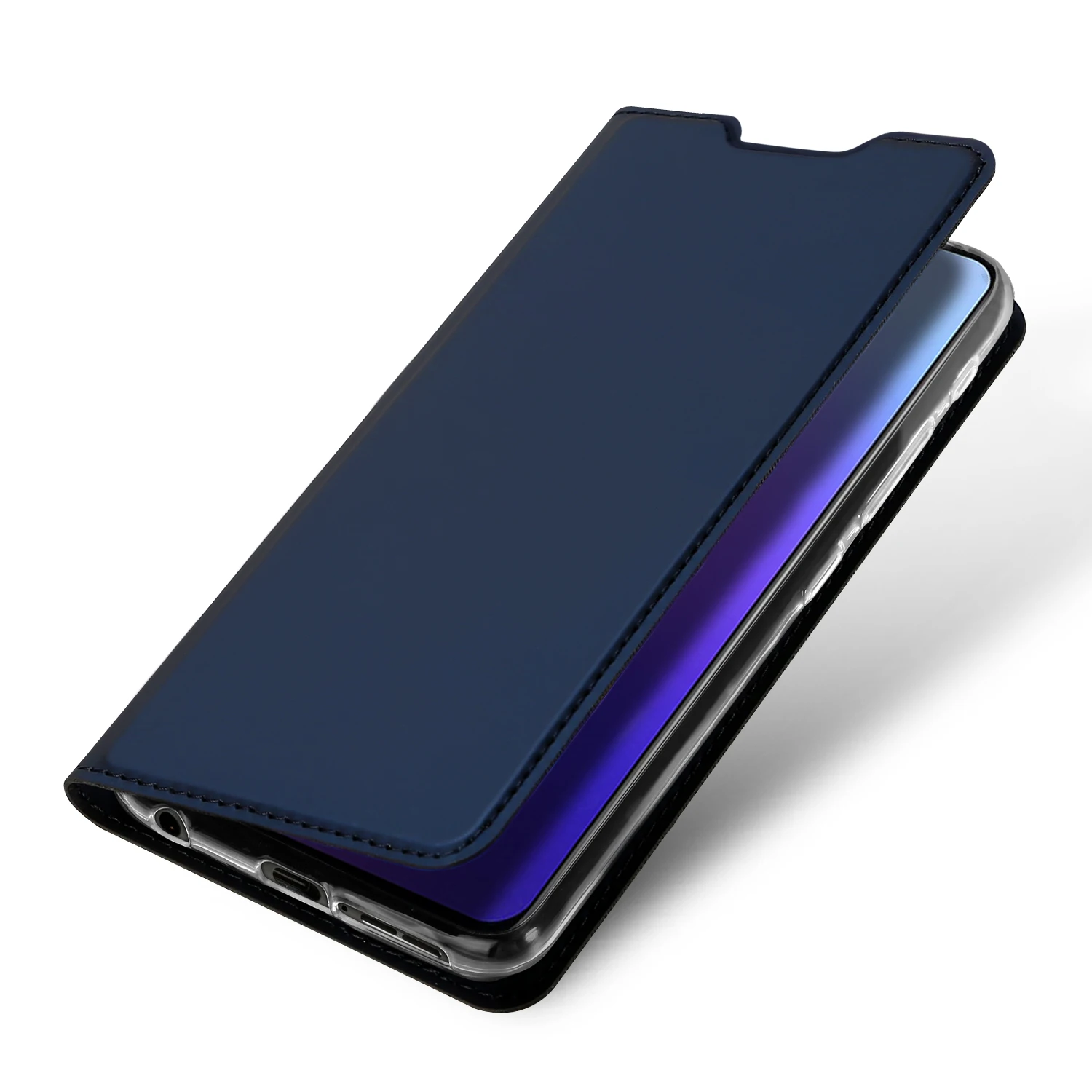Роскошный чехол-книжка из искусственной кожи с откидной крышкой для Asus ZenFone 6