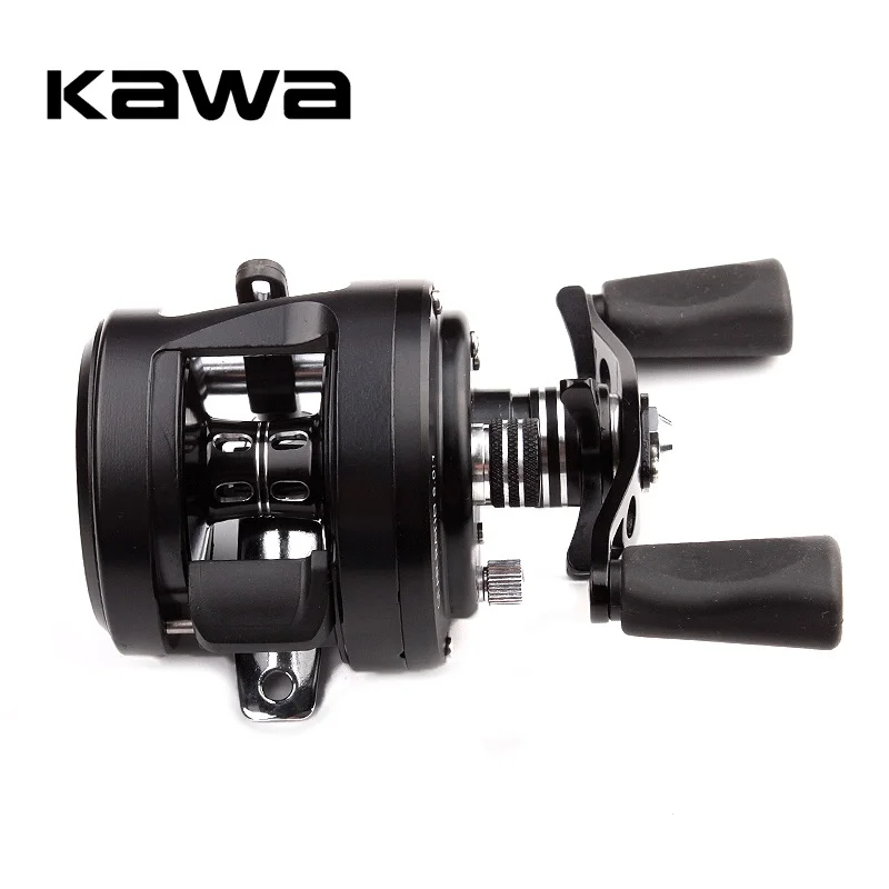KAWA New Fishing Reel X300/301 Cast Drum Wheel Bait Casting Max Drag 7kg 9+1 Bearing Metal Cover Aluminum Alloy Spool enlarge