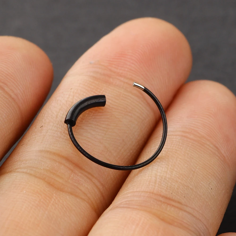 Кольцо TIANCIFBYJS Steel Clicker сегментное в нос 20g ювелирные изделия для тела серьга