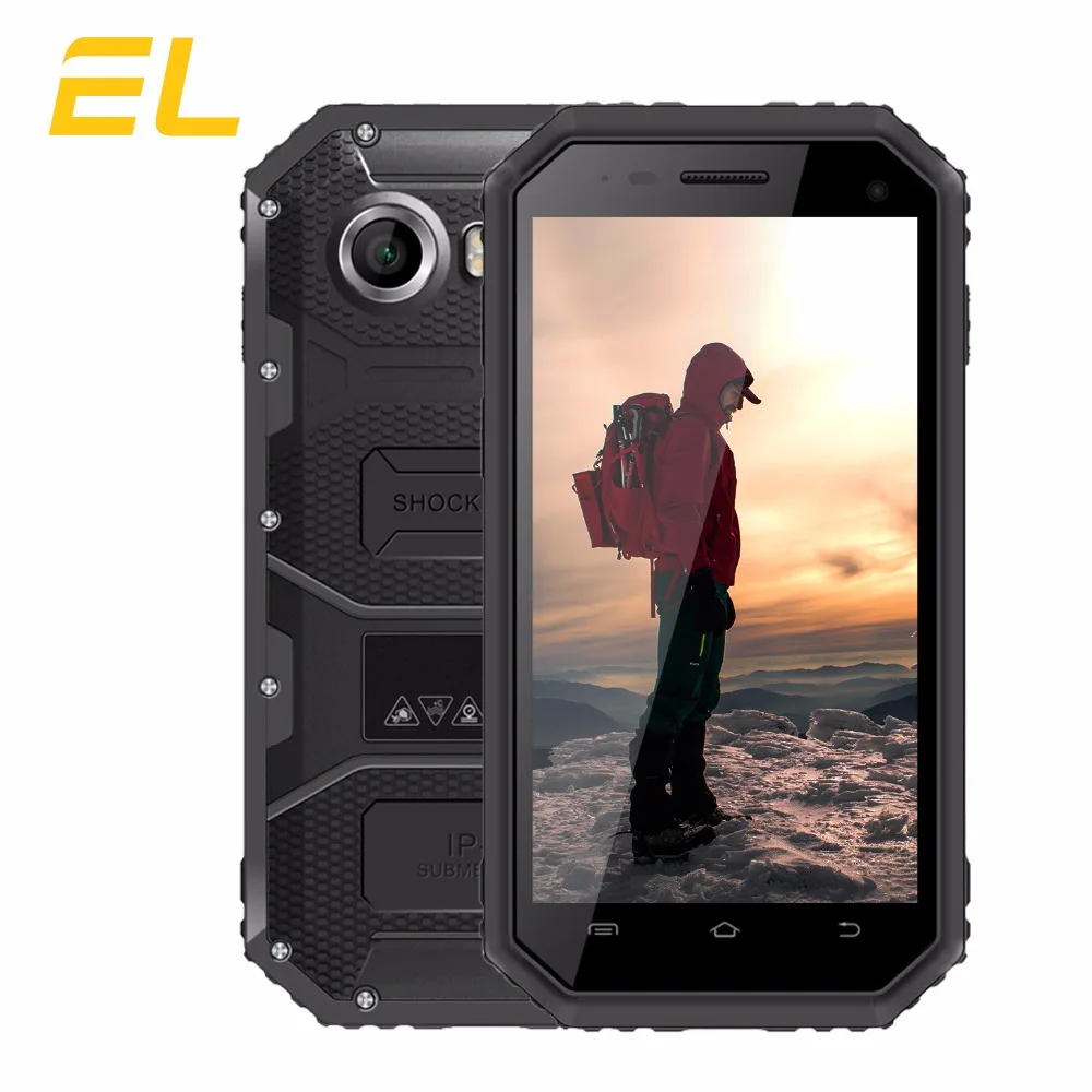 E & L w6s оригинальный телефон IP68 Водонепроницаемый пыле противоударный смартфон 4.5
