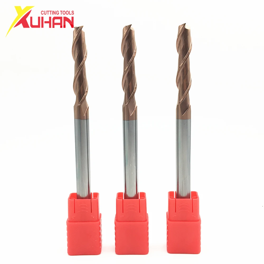 Фреза двухфлутковая HRC55 12*12D*150L 1 шт. 5 шт. 10 шт. из твердосплавной кобальтовой стали для резки на станках с ЧПУ.