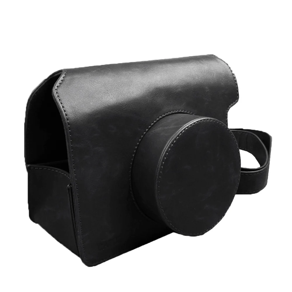 Чехол сумочка из искусственной кожи для Fujifilm Instax Wide 300|shoulder strap|shoulder leather strapbrown