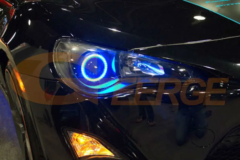 Для Toyota FT-86 FT86 2013 отличное RF контроллер Bluetooth мульти-Цвет ультра яркий RGB светодиодный Ангельские глазки комплект