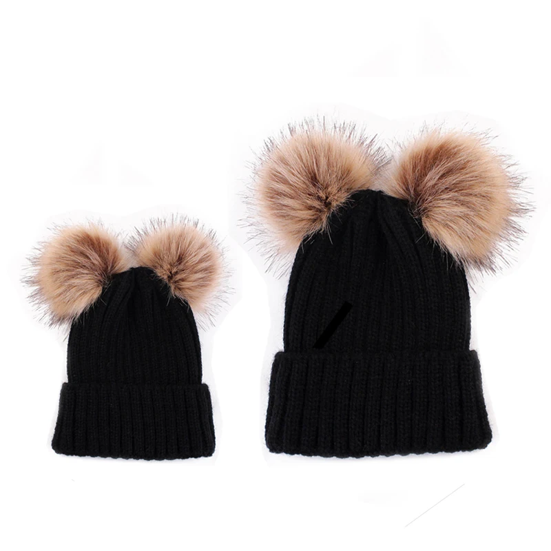 Зимние Кепки s прекрасная мама и новорожденных Для маленьких мальчиков девочек