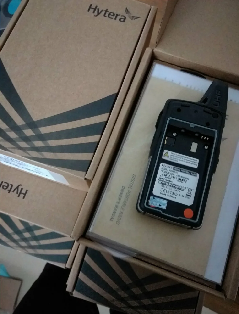 DM PD365 walkie talkie Hytera Digital UHF 400-440mhz 430-470mhz двухстороннее радио с аксессуарами