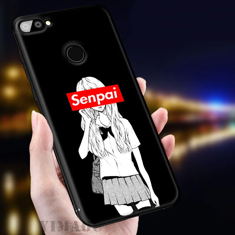 YIMAOC Sugoi Senpai аниме Waifu мягкий чехол для huawei mate 20 10 P30 P20 Pro P10 P9 P Smart Z 2019 и Nova 3 3i Lite |