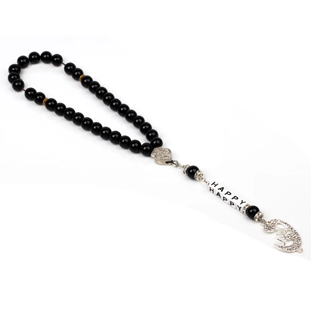 Магазин Tasbih черный оникс Настройка tasbih Добавить имя и слова отправить мне