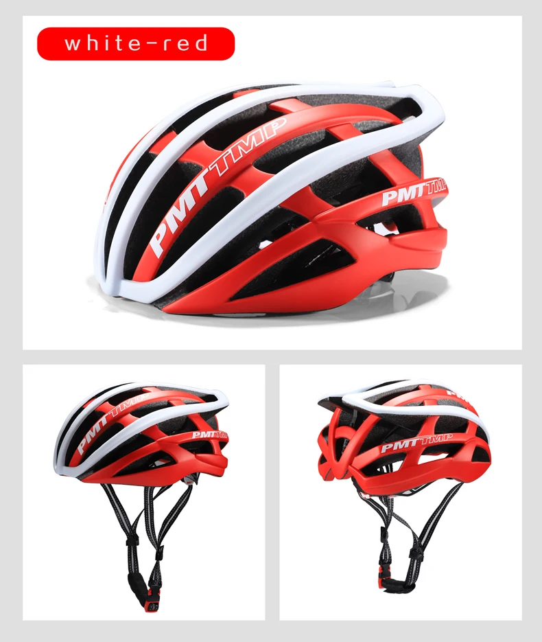 PMT велосипедный шлем велосипедный шоссейный велосипед MTB велосипедный шлем s m en Регулируемый ультралегкий 230 г s m l 53-61 см 29 отверстий в форме гонок
