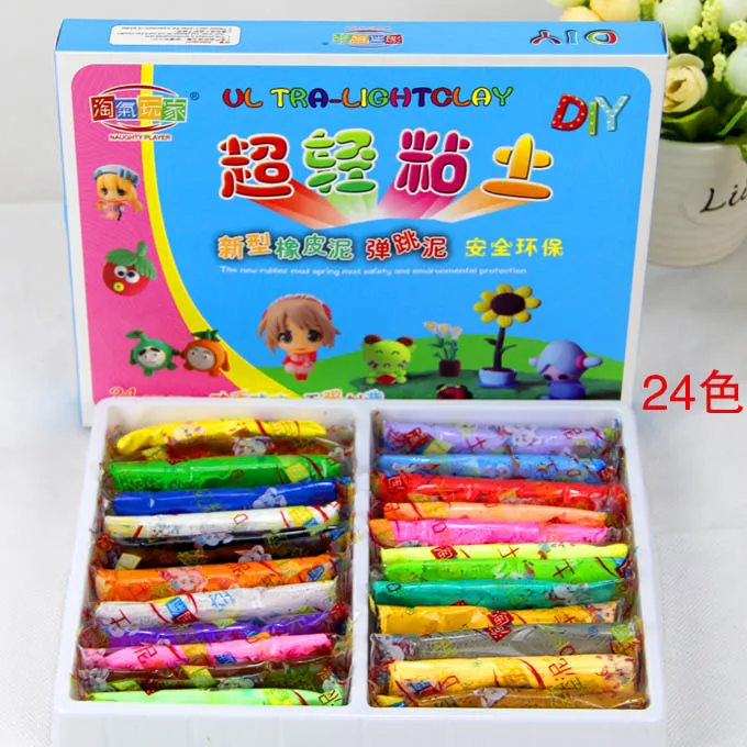 Горячая Распродажа 24 цвета мягкая печь для выпечки полимерная глина блок