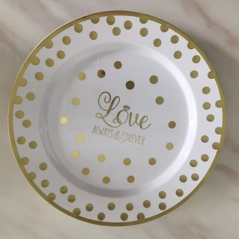 

Disposable Plastic 10.25 inches 50 Pieces/lot Round Plates Fruit Cake Plate Dish Plastic Plates Serving Tray Snacks Tableware