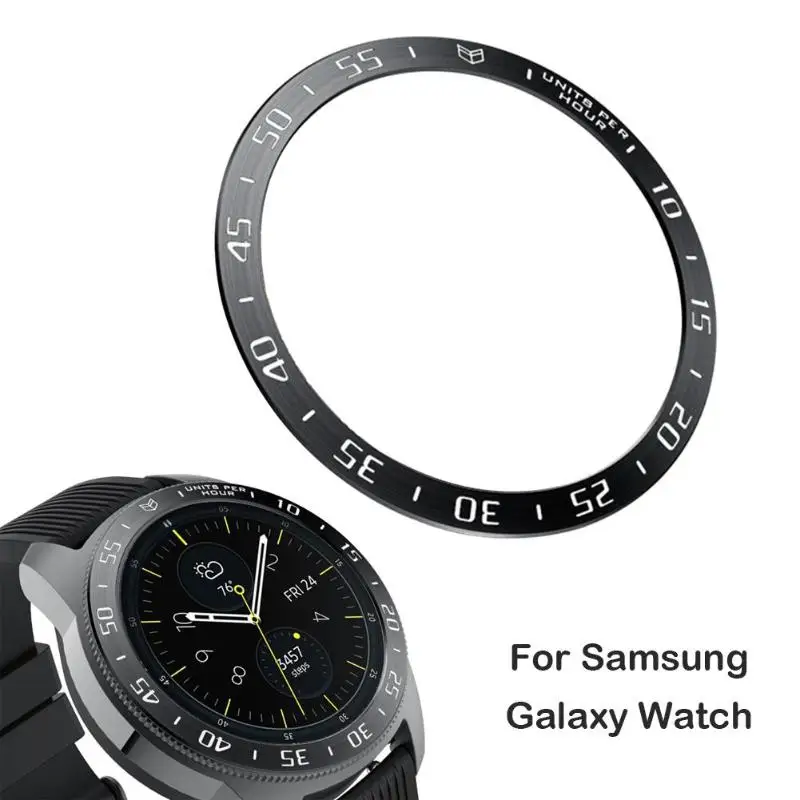 Кольцо из нержавеющей стали клейкая крышка для Samsung Galaxy Watch 46 мм|Смарт-аксессуары|