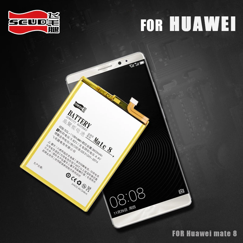 Скад для mate 8 huawei батарея OEM Оригинальная Замена Высокая емкость 3800 мАч