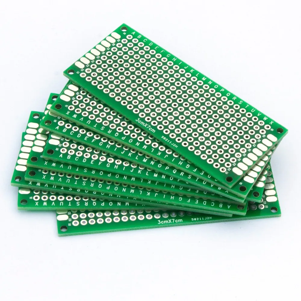 MCIGICM 200 шт. двухсторонний Прототип PCB diy универсальная печатная плата 3x7cm|circuit