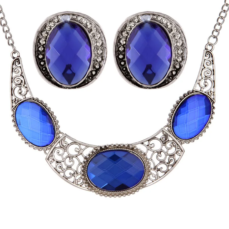 Аксессуары для вечевечерние Женский набор ювелирных изделий из металлического