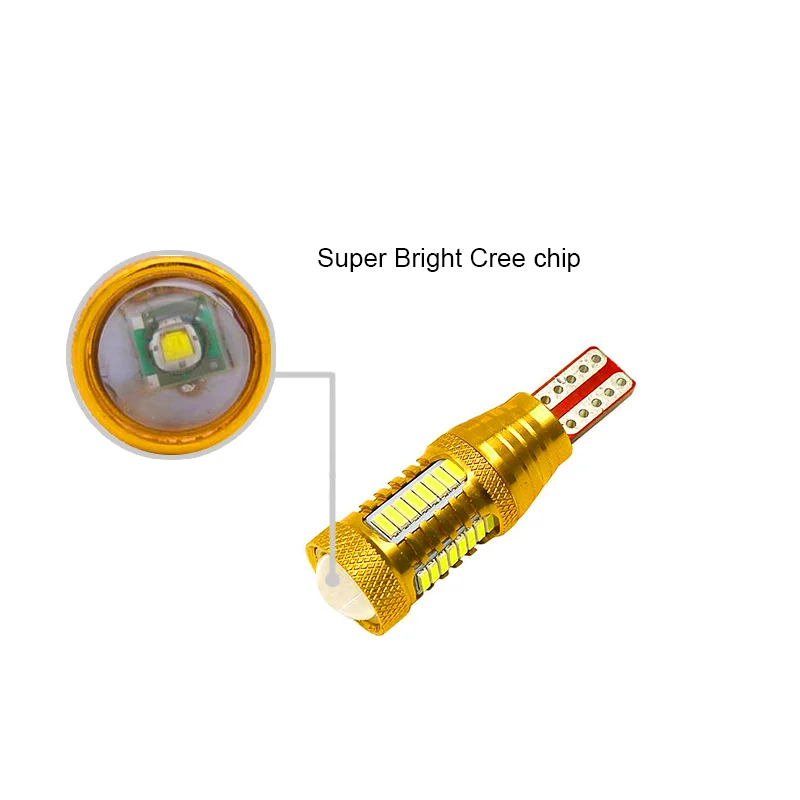 BOAOSI 2x4014 чип CREE T15 W16W 921 912 светодиодный фсветильник заднего хода 12 в 24 В