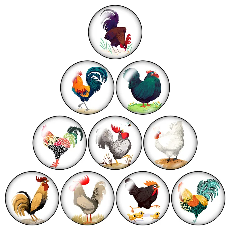 Прекрасный для разделывания свиньи утки кролика Фламинго Животные 10 шт. 12 мм/18