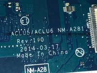 brand new aclu5 aclu6 nm a281 rev 1 0 mainboard for lenovo g50 45 motherboard a8 a6 processor gpu r5 m330 2gb