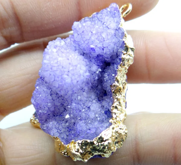 Groothandel титановый кристалл друза кварцевый геодовый камень|Шармы| |