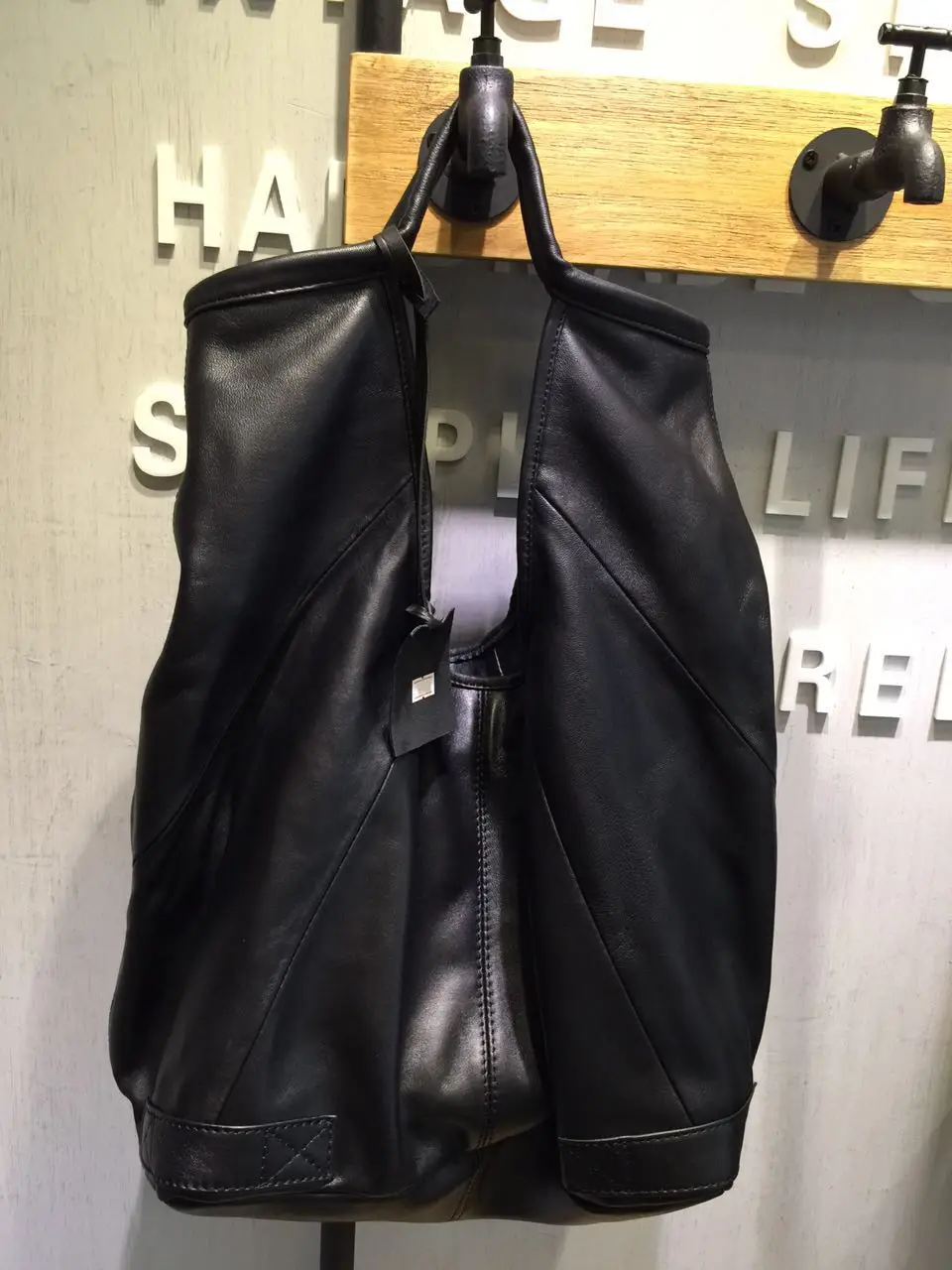 Vendange female bag England Style Vintage sheepskin shoulder fashion handbag genuine leather handmade bag8708 |