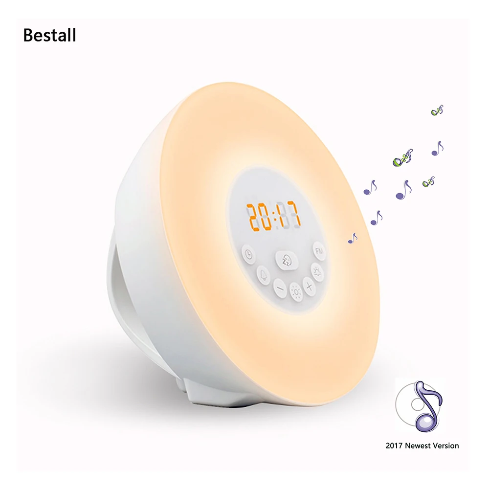 Пробусветильник лампа Bestall прикроватная с имитацией восхода солнца