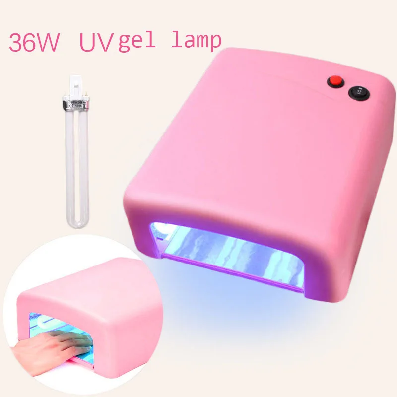 1 шт. Сушилка для ногтей профессионал гелевая лампа 36 Вт УФ 220 в ЕС и 110 В США штекер