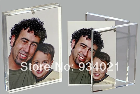 Прозрачная Магнитная акриловая фоторамка 8 &quotX 10&quot плексиглас | Дом и сад