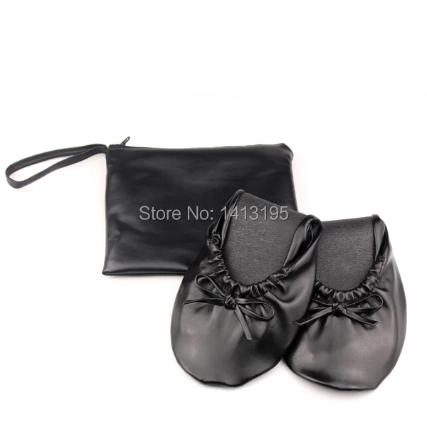 Розничная продажа! Удобные женские складывающиеся балетки на плоской подошве