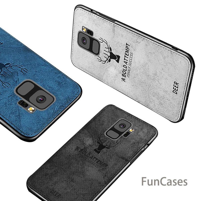 Ткань с рисунком оленя чехол для телефона samsung J6 2018 Мягкий силиконовый J4 Plus J8 J6Plus J