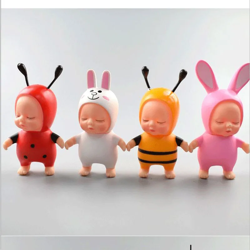 Кукла для сна милый мультяшный животный игрушка украшение торта день рождения