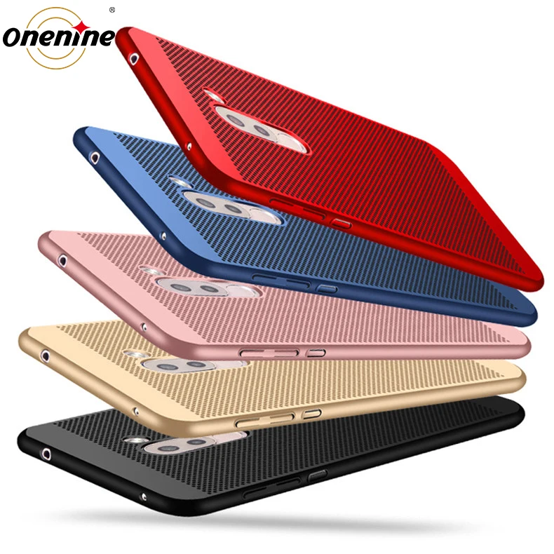 Onenine сетчатые чехлы на заднюю панель для huawei Honor 6X чехол для телефона, 5,5 дюймов, Ультратонкий Пластиковый чехол с дырками для мобильного телефона