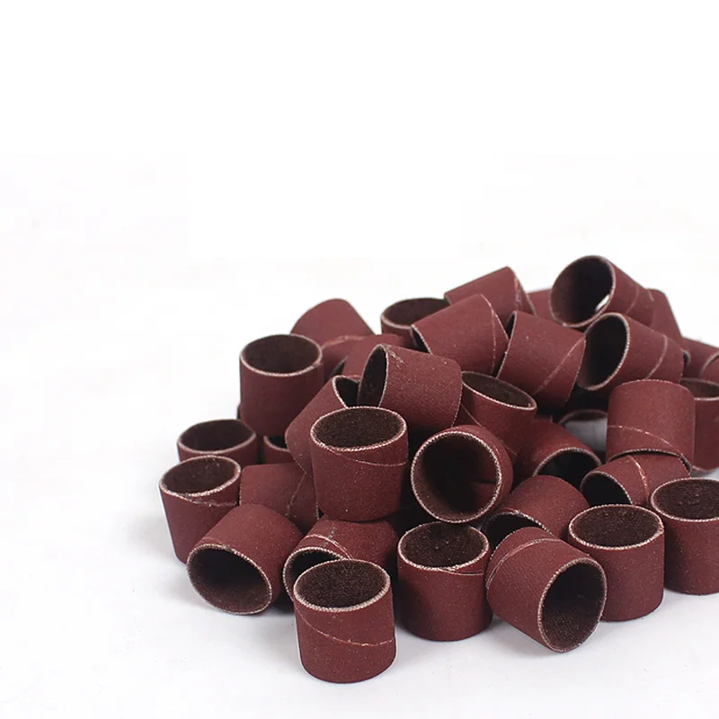 100 шт. 1/2 дюйма шлифовальные наждачные бумаги с 2 магнитными вращающимися