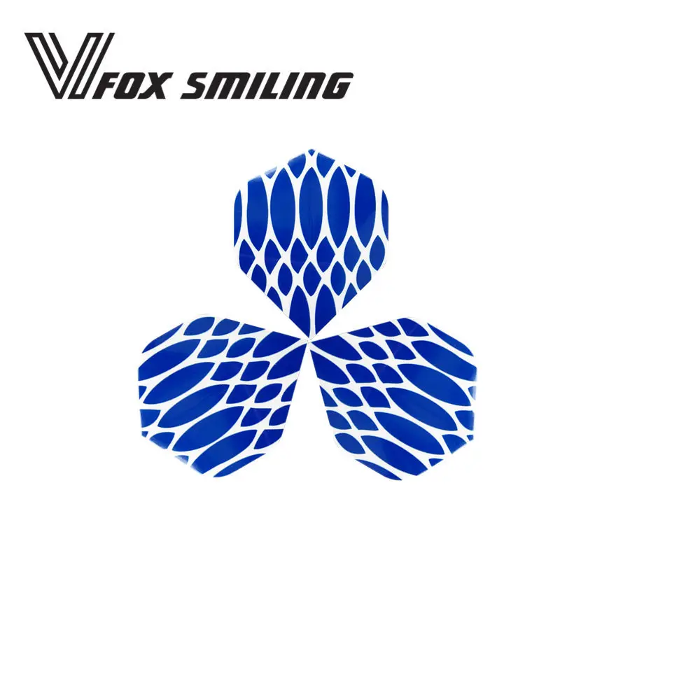 Лиса Smiling 6/30 шт. Синяя дротика для полетов хорошая Дротика s крыло хвост