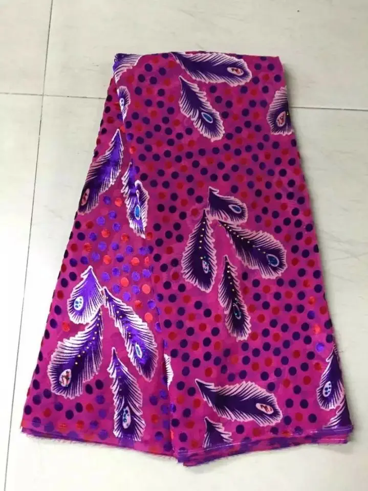 Роскошная желтая эластичная шелковая шифоновая ткань 5Y/pc африканская гладкая и