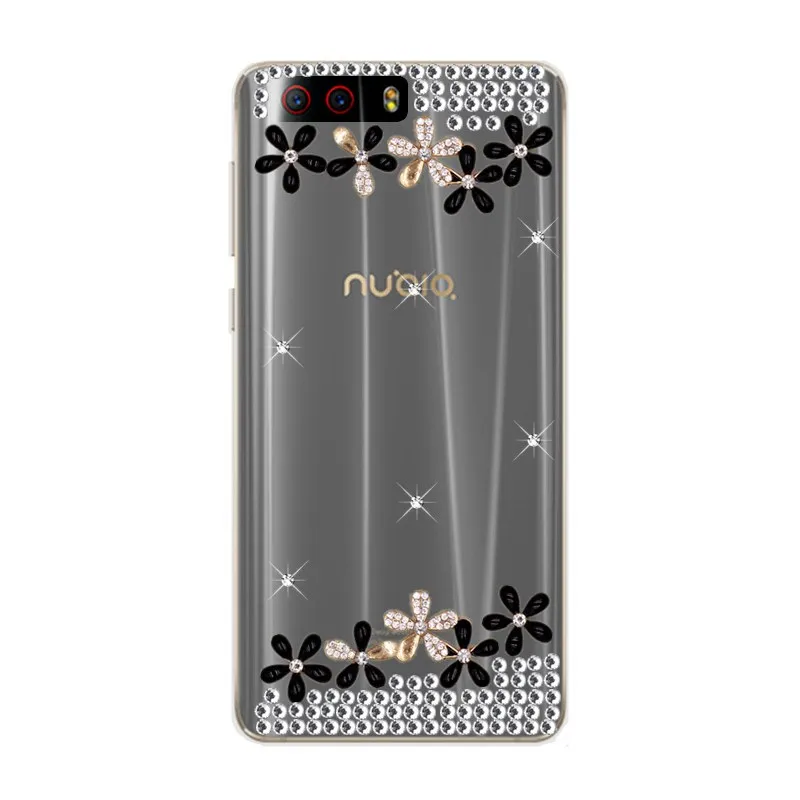 Nubia Z17 mini s 3D чехол со стразами для ZTE N3 N2 M2 lite N1 Axon 7s 7 Max min coque |