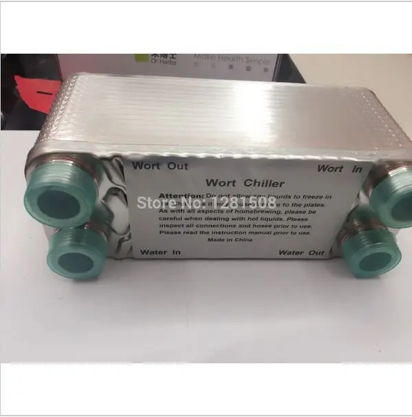30 пластинчатый теплообменник с паяными пластинами 7 5x2 9 дюйма 3/4 NPT ss304|water heater for