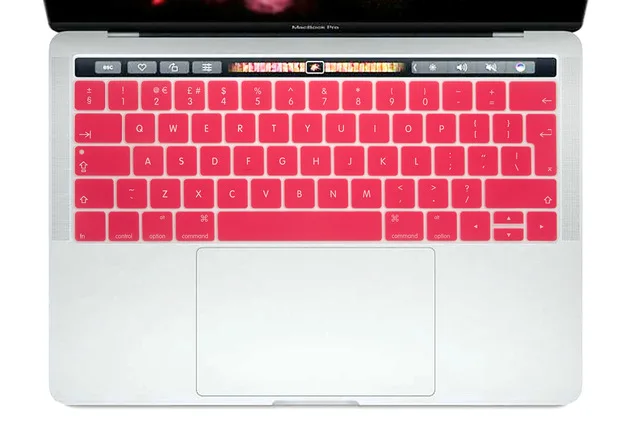 Чехол на клавиатуру для нового MacBook Pro с сенсорной панелью 13 или 15 дюймов A1989 A90 A1706