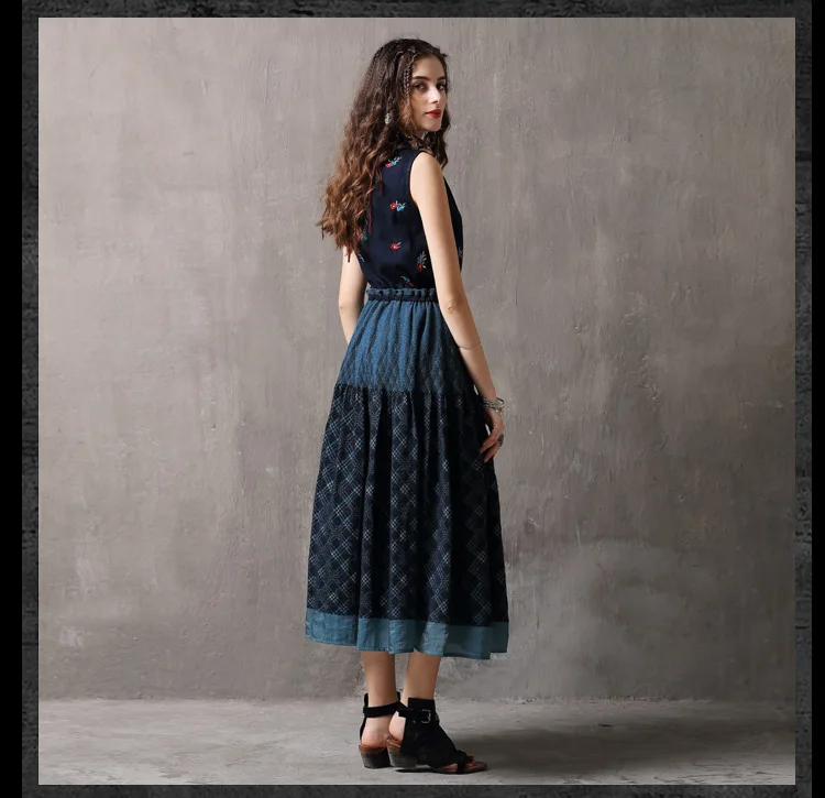 Новое летнее платье жилет с вышивкой в этническом стиле|Женские платья| |