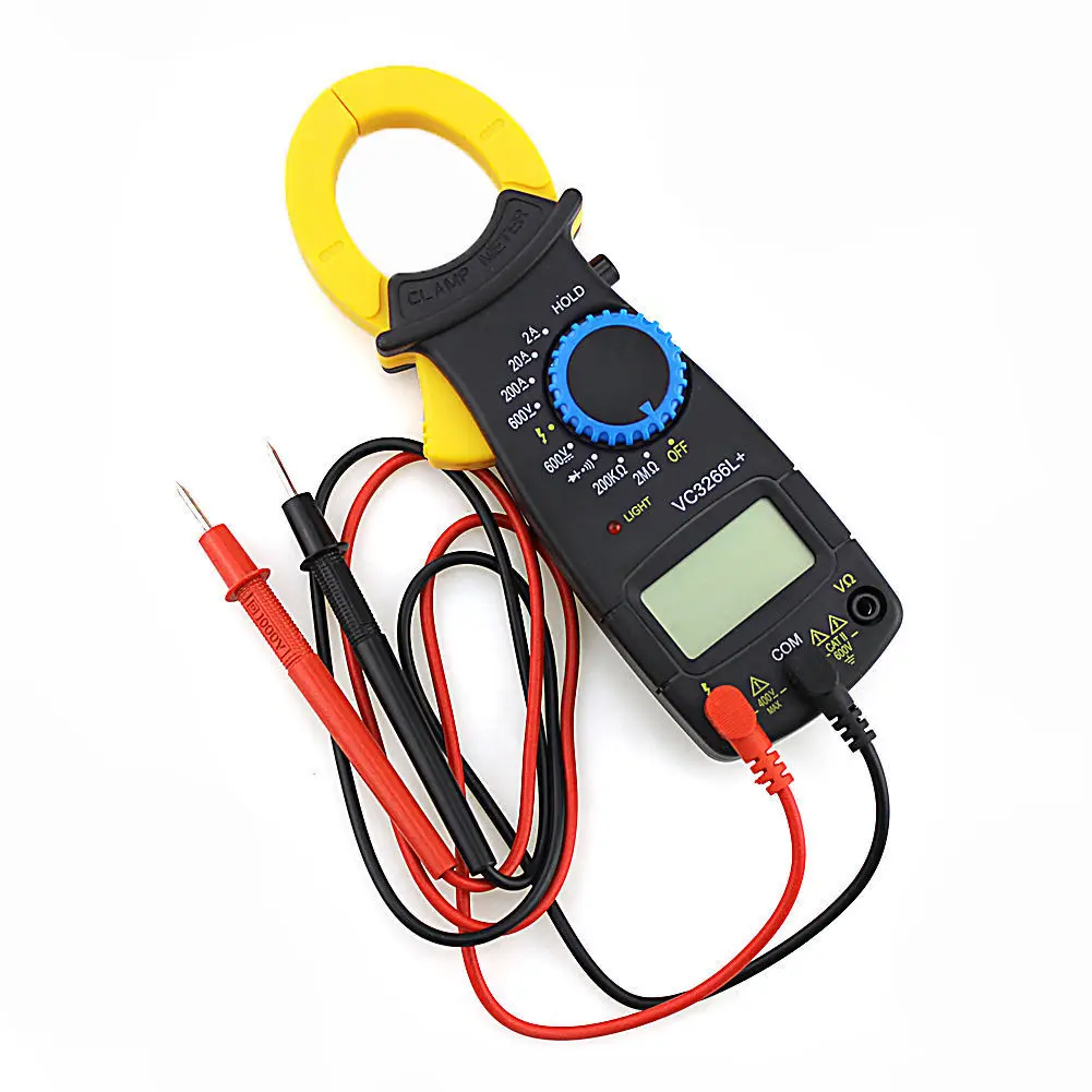 175*61*28 мм Цифровой мультиметр резистивно-емкостный Амперметр lcd AC DC мера |