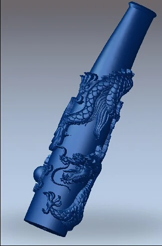 3D модель рельеф для ЧПУ в формате STL Dragon Tobacco pipe 2|3d model relief|3d relief modelfor cnc |