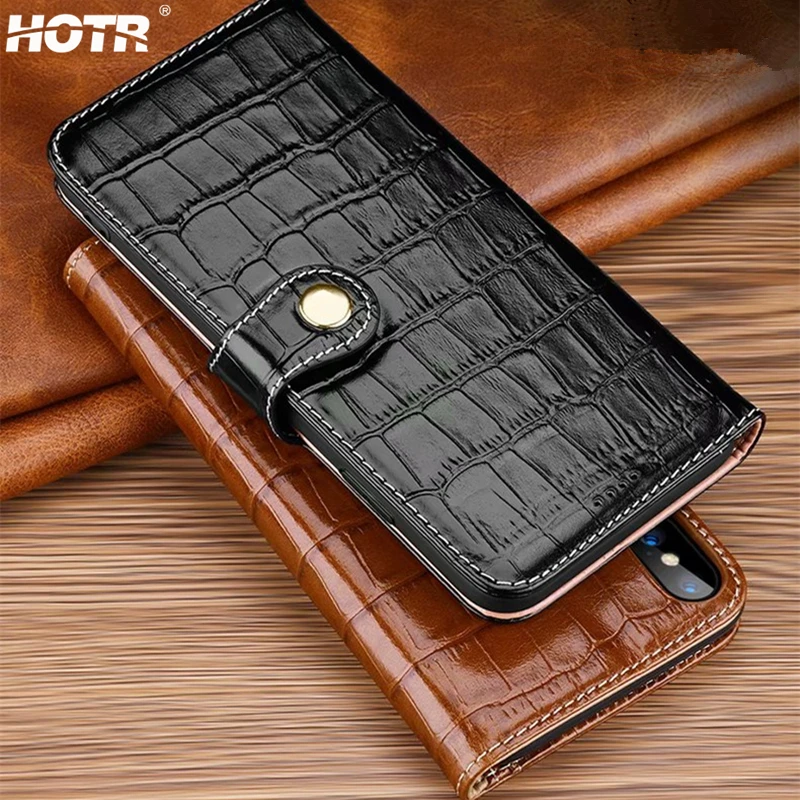 Чехол из натуральной крокодиловой кожи для iphone X XS XR Max чехол Apple 7 8 Plus 11 Pro откидной