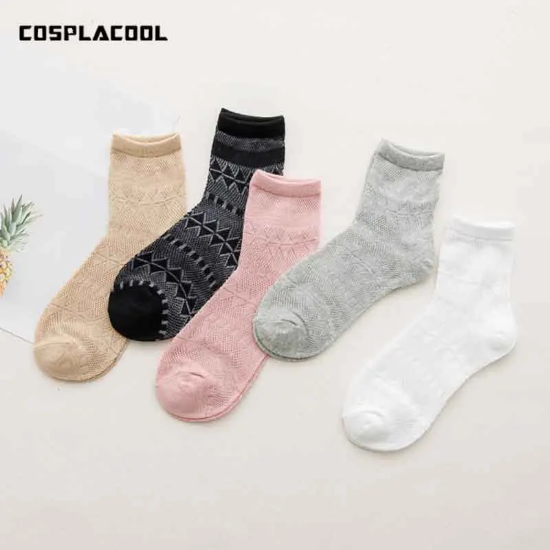 Новинка весна лето [COSPLACOOL] яркие шелковые носки с графикой женские конфетных