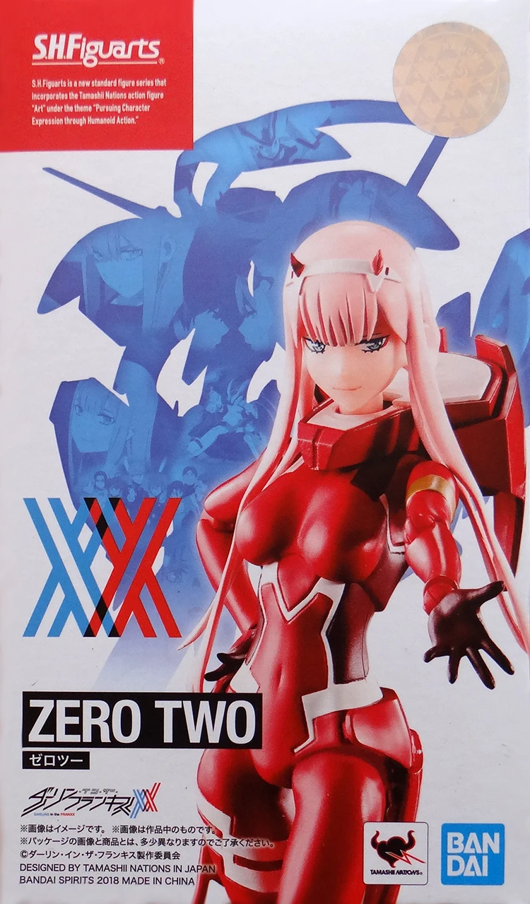 Японское аниме &quotDARLING in the FRANXX&quot Оригинальная фигурка BANDAI spirdis Tamashii Nations S. H.