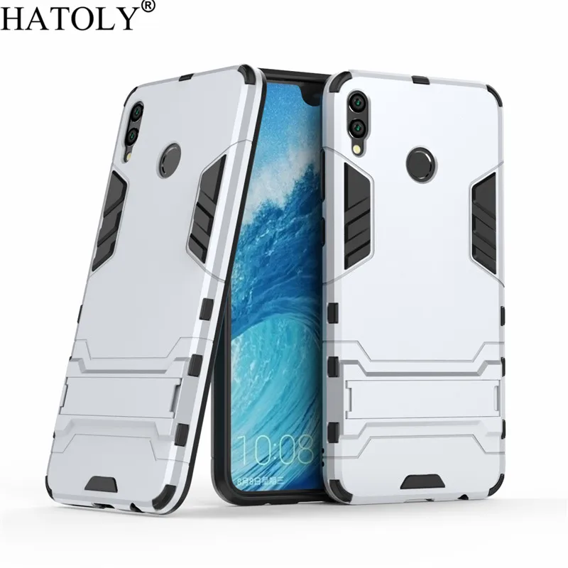 Чехол для Huawei Honor 8X Max HATOLY Жесткий из силиконовой резины с роботом Enjoy Max|Бамперы| |