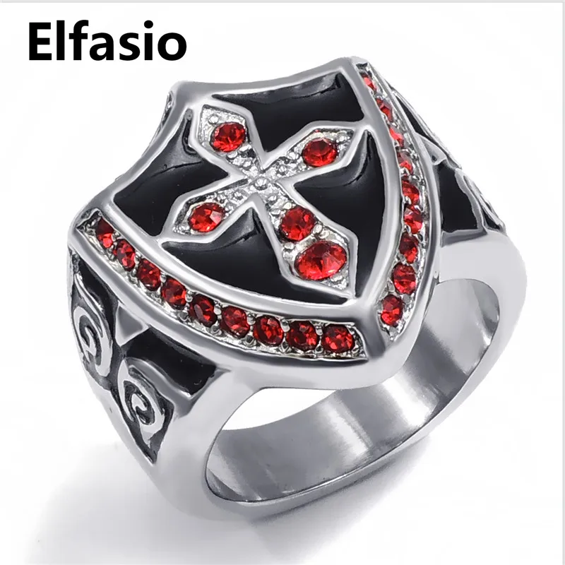 Мужское женское серебряное красное/синее/Белое Кристальное кольцо из