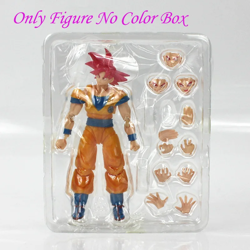 Goku no box Dragon Ball Z DBZ Son Gokou Гоку Гохан Вегета vegetto из ПВХ экшн игрушечная фигурка-модель куклы 15~ 17 см - Цвет: Goku no box