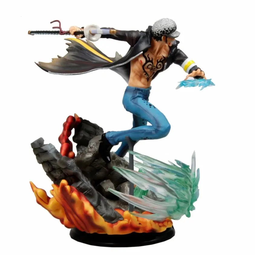 

Anime Portrait Of Pirates Sailing Again POP Trafalgar Law Battle DX Ver. GK PVC Action Figure Statue Model Toys Doll T30