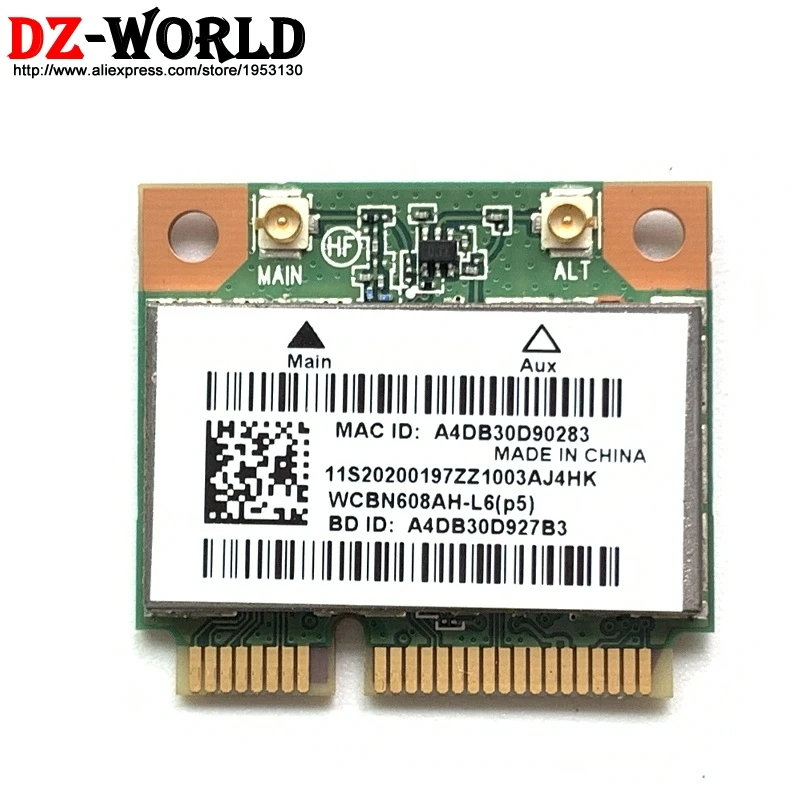 Беспроводная мини карта AR5B225 PCI E Wi Fi bluetooth для Lenovo G585 U310 U410 20200197|ЖК-экран ноутбуков|