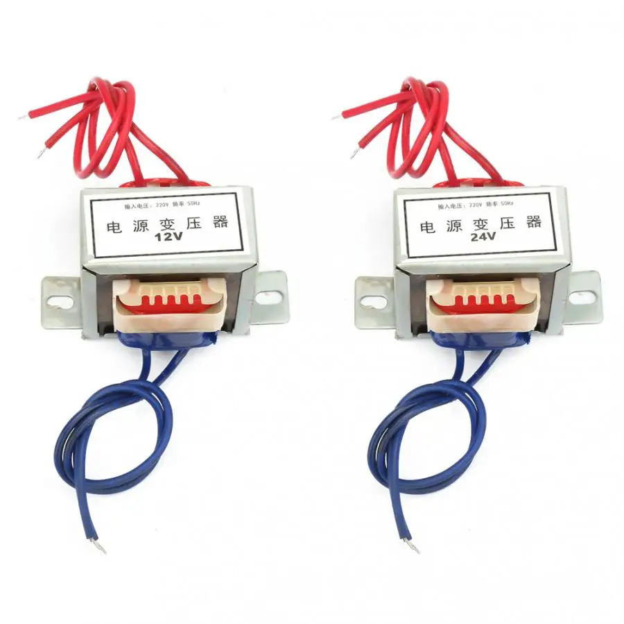 Высоковольтный трансформатор изоляции AC 12 V/24 V Выходное напряжение 10W Вход 220V 50Hz